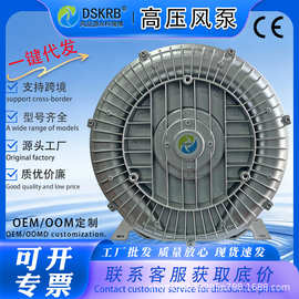 涡流环形鼓风机鱼塘增氧真空吸附气泵380v大风量高压漩涡风机