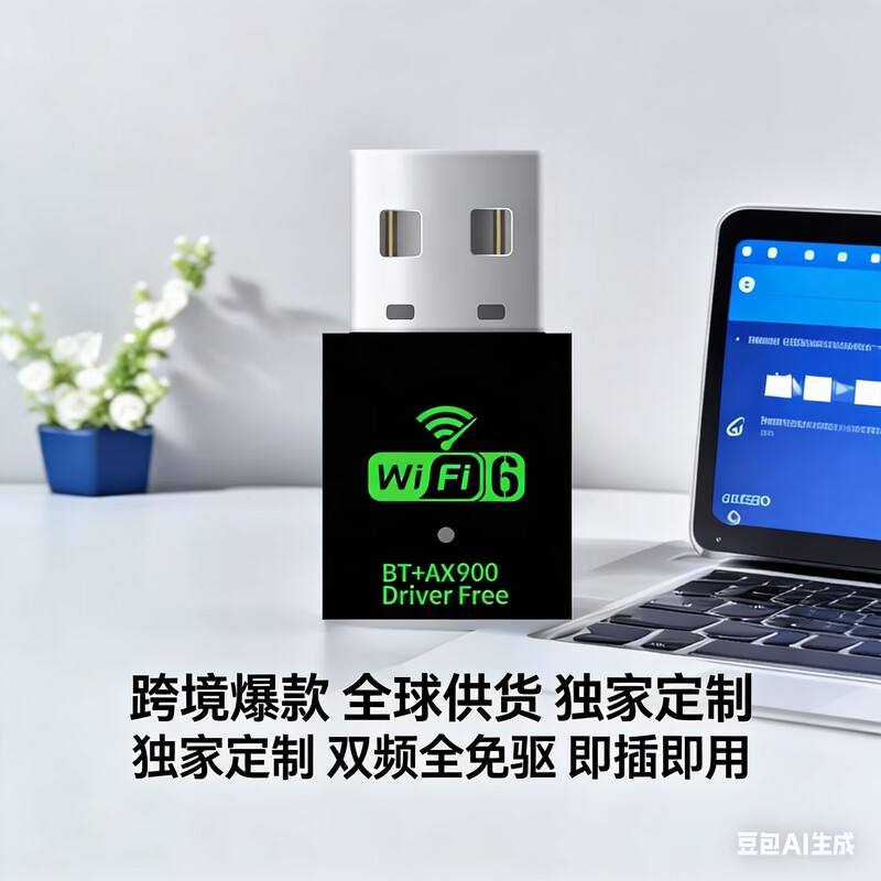 Driver-Free Wifi6 Bluetooth Wireless Network Card Receiver Adapter 5.4 Bluetooth Driver-Free Network Card 5g Dual-Band Network Card