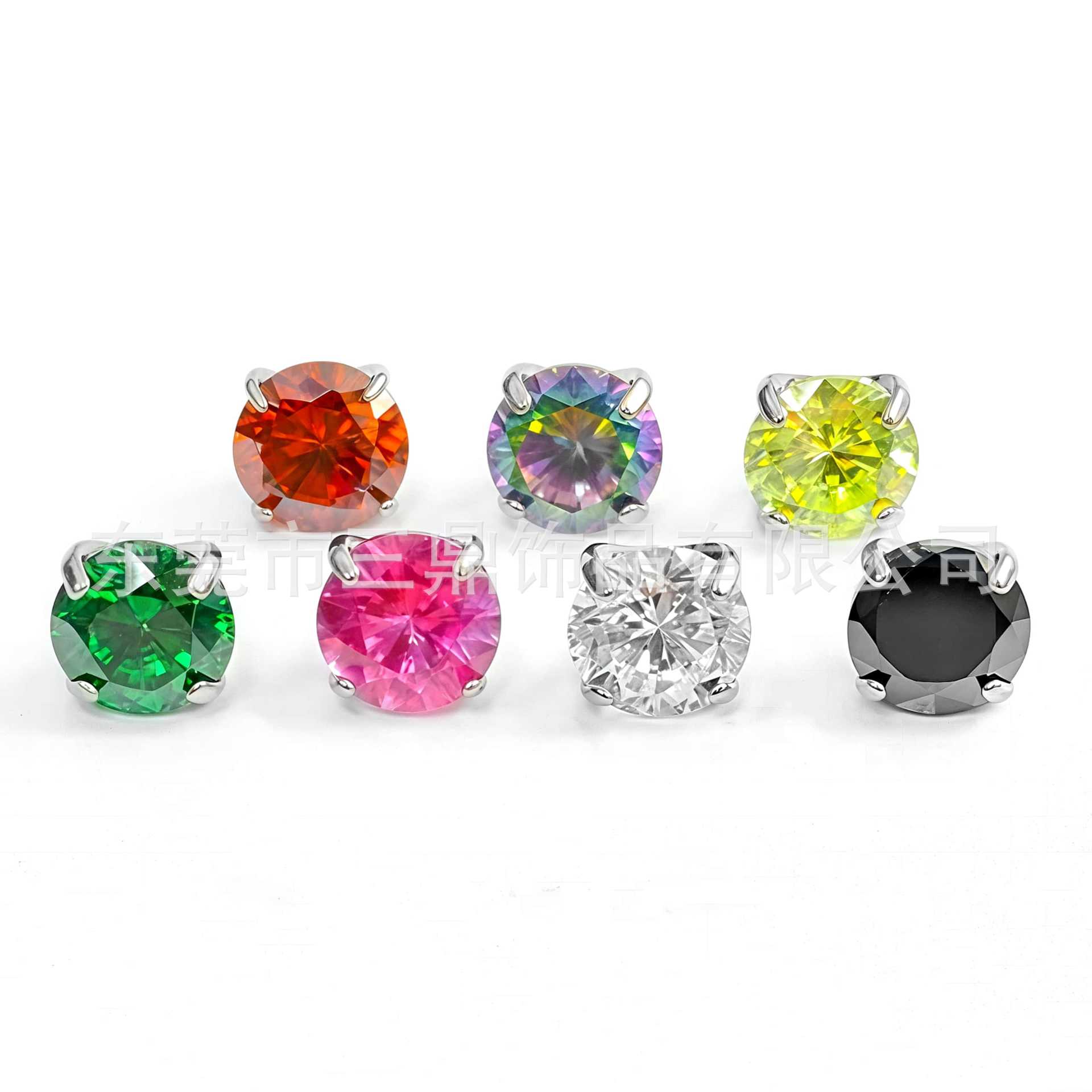 新型丸底F136チタン爪は5Aジルコン耳骨釘リップピアスG23チタン合金穿刺アクセサリー部品をはめ込んでいます。