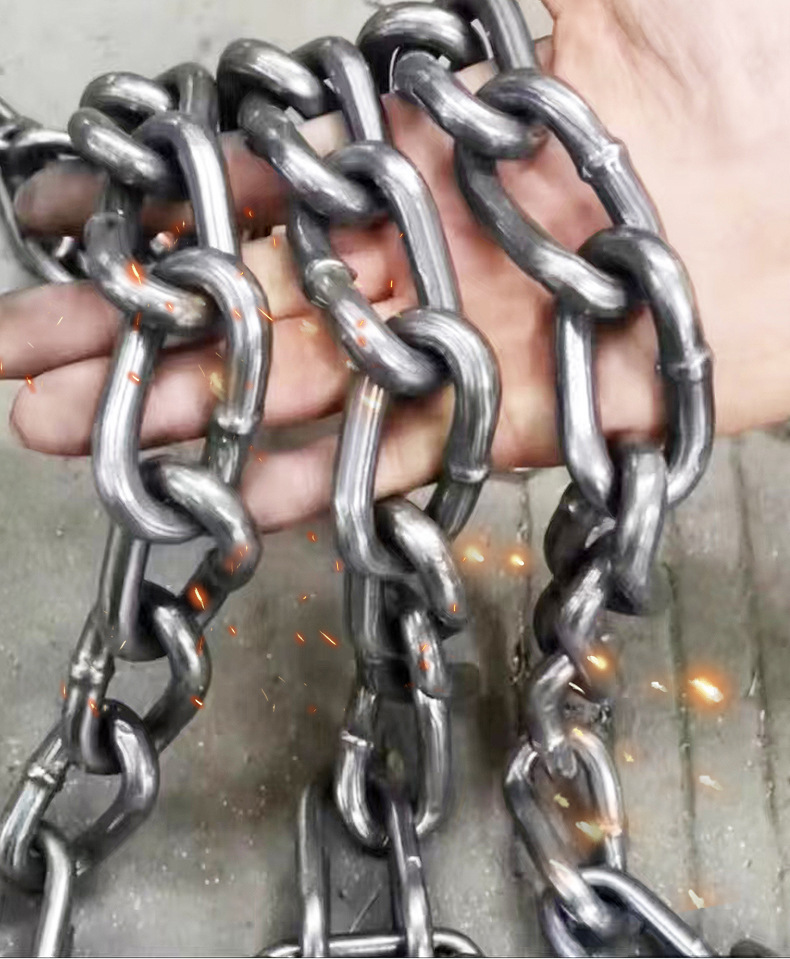 Truck Tire Anti-Skid Chains, Agricultural Tractor Anti-Skid Chains, Thickened and Reinforced Manganese Steel Chains for Ice, Snow, and Mud, Wear-Resistant Chains