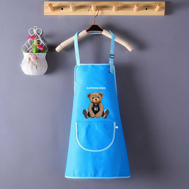 Pintura impermeable al por mayor para niños, jardín de infantes, impresión delantal, pintura infantil, abrigo de arte, bib