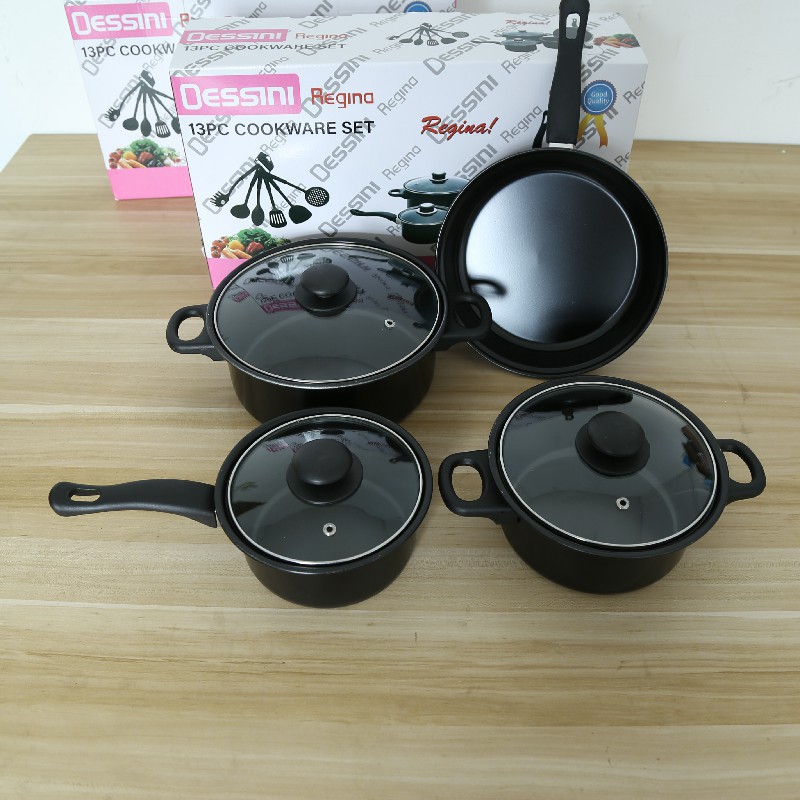 Foreign trade 13-piece pot set, milk pot...