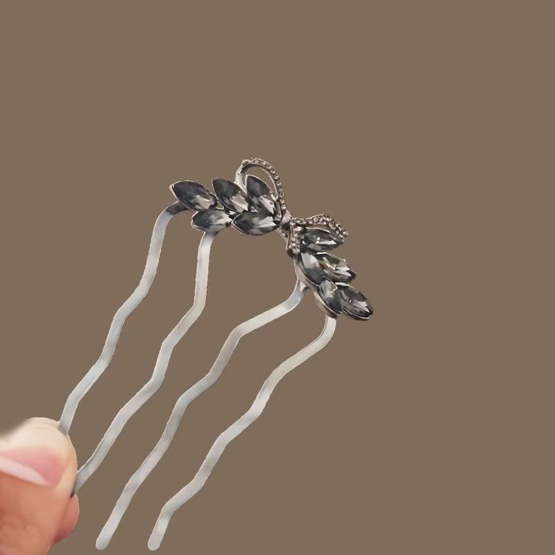 Gufeng Hanfu Accesorios para el cabello Horquilla para el cabello en la parte posterior de la cabeza Chica de estilo chino Too de balanceo con flecos Horquilla Accesorios para el cabello al por mayor