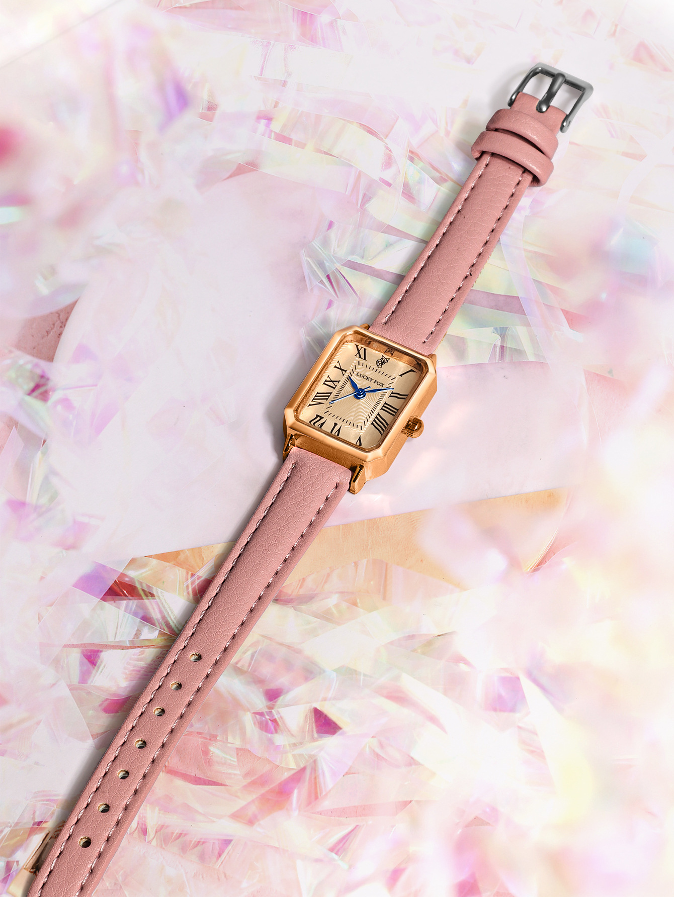 LUCKYFOX retro small dial women's watch new sports small rectangular watch simple daily quartz watch