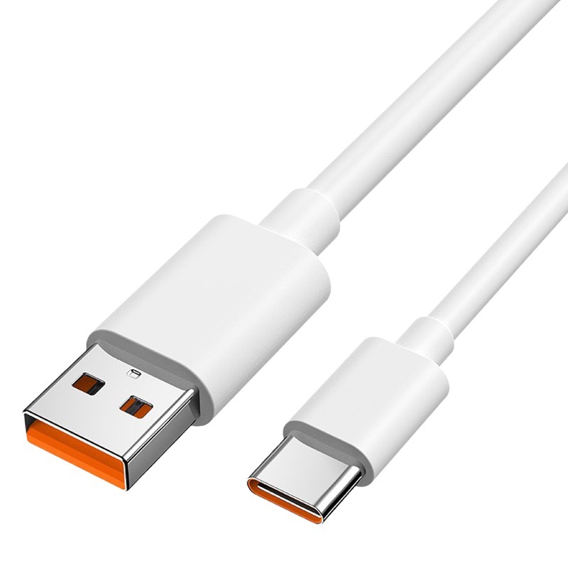 Cable de carga 6A tipo C, cable de datos de carga rápida, compatible con Huawei Honor, cable tipo C de carga rápida de 66w100w, totalmente compatible