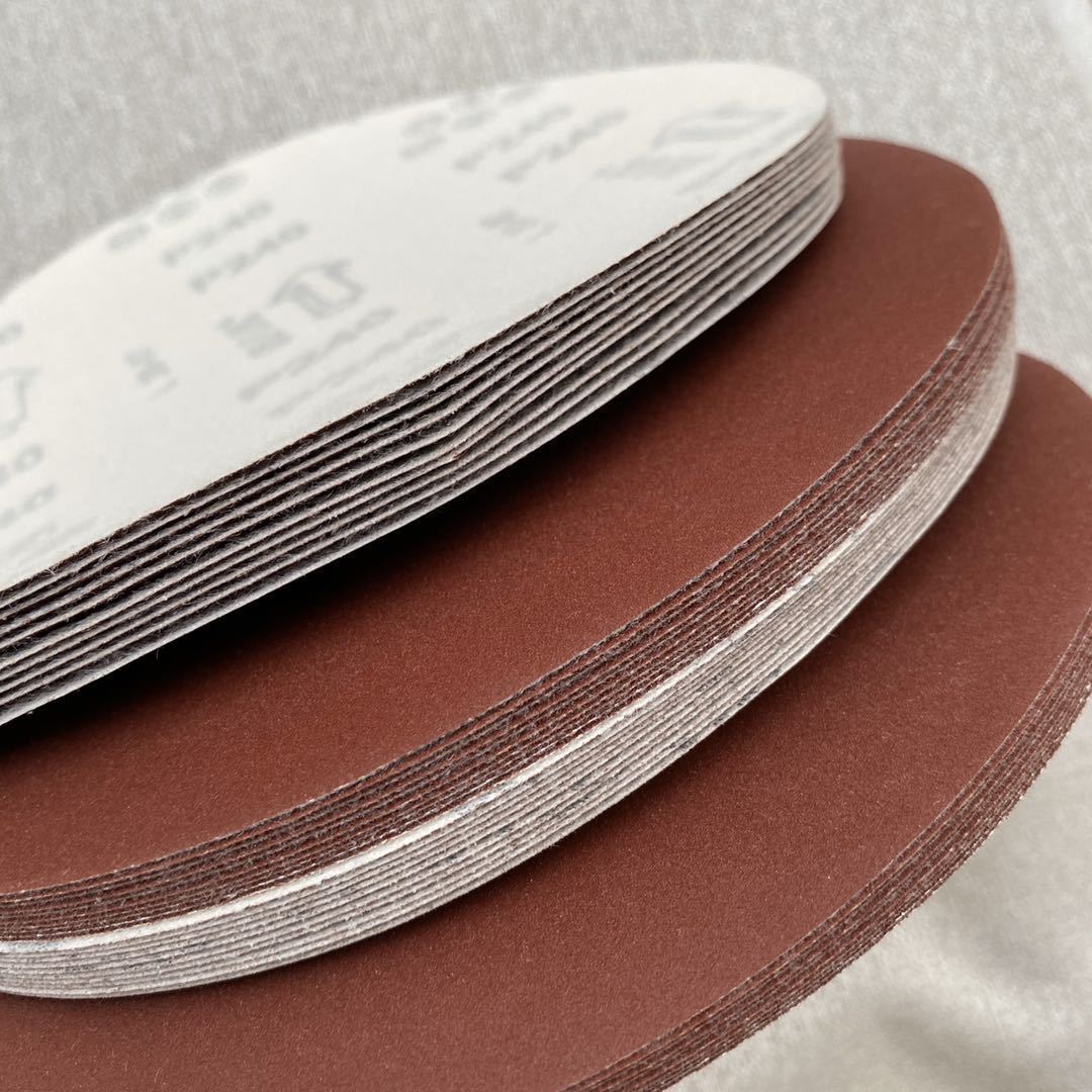 4寸5679直径22厘米红砂纸打磨抛光磨砂墙面腻子木工油漆