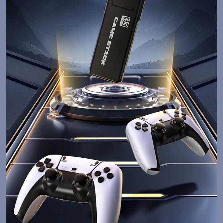 Игровая приставка M8Pro, HD видео, HDMI, ретро-игры, двойной геймпад, PS1-стиль