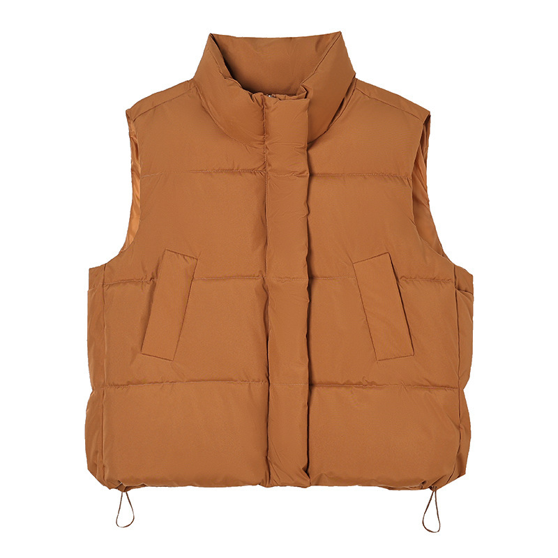 Clip de caballo de algodón para mujeres otoño y invierno de 2025, nueva chaqueta de moda holgada coreana, chaqueta de hombro de chaleco de moda