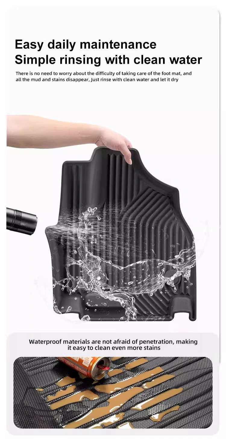 TPE Waterproof Floor Mats & Trunk Mat for Kia EV9 24-25 LHD/RHD