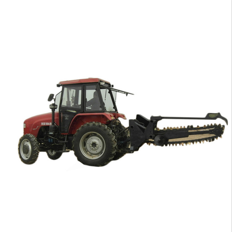 gran máquina de trench tipo disco para cable subterráneo colocado máquina de trench tipo cadena tractor