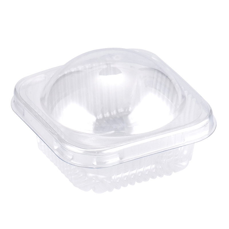 Caja de embalaje de pastel de yema de huevo Postre transparente único Dafu Xue Mei Niang hilo de carne Xiaobei caja de embalaje de plástico para hornear pastelería