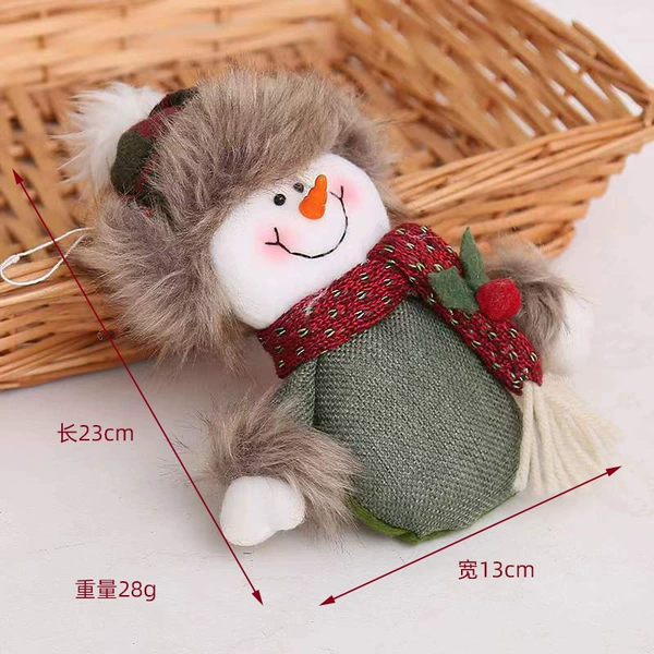 Bearded small hanging, Snowman