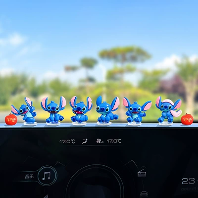 Car ornaments Cartoon Stitch Car Ornaments - multiple-options-available-see-details-page-6-cute-stitch-styles-peace-and-joy-free-traceless-stickers
