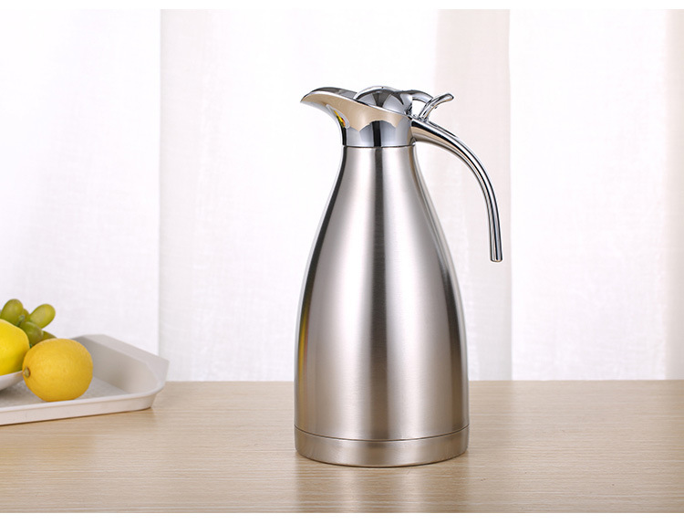 9WOR加厚不鏽鋼冷水壺涼水壺飯店餐廳酒店用泡茶壺長嘴加湯壺果汁