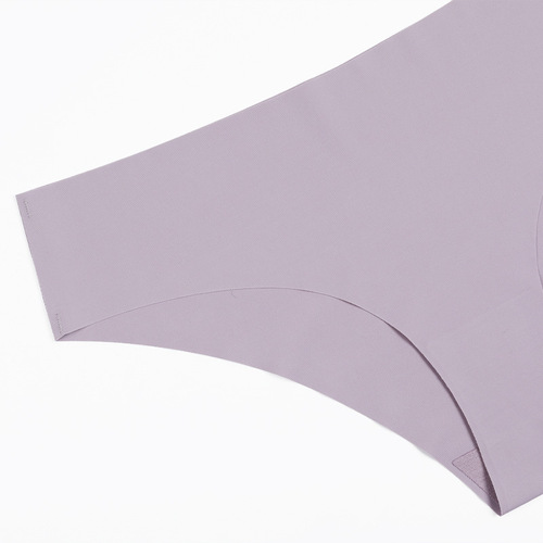 Large size seamless one-piece pure cotton crotch underwear low-waist ice silk quick-drying women's briefs Amazon wholesale