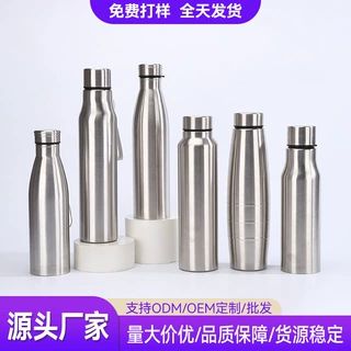 单层大口运动水壶户外运动旅行登山杯大容量美式不锈钢保温杯批发