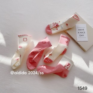 Aidida new children's socks spring and summer student socks baby socks New