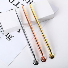 帆莱现货金属台笔 迷你圆珠笔 商务办公原子油笔  广告礼品笔批发