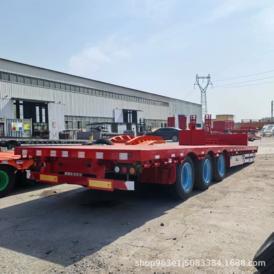 Axle Trucks, Special Low-Bed Semi-Trailer – Ağır yük qoşquları