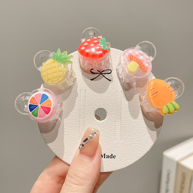 Lado flequillo clip horquilla Mini tamaño pequeño clip femenino frente trenzado pelo clip tocado verano princesa cabeza horquilla