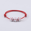 Basketball adjustable ball, woven bracelet handmade, European style, wholesale