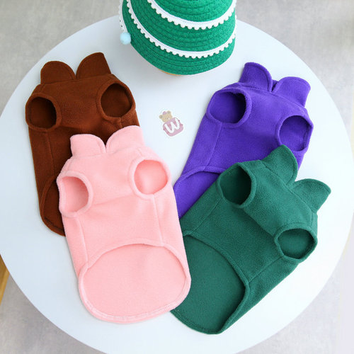  pet clothing wholesale Nordic style traction fleece simple casual warm autumn and winter dog clothes