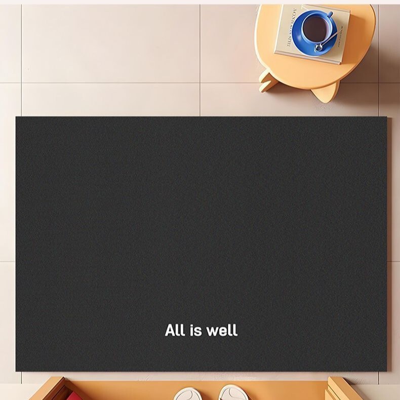 Solid color diatomite floor mat, bathroom absorbent non-slip foot mat, home entrance door dirt-resistant and dust-removing floor mat Solid color diatomite floor mat, bathroom absorbent non-slip foot mat, home entrance door dirt-resistant and dust-removing floor mat
