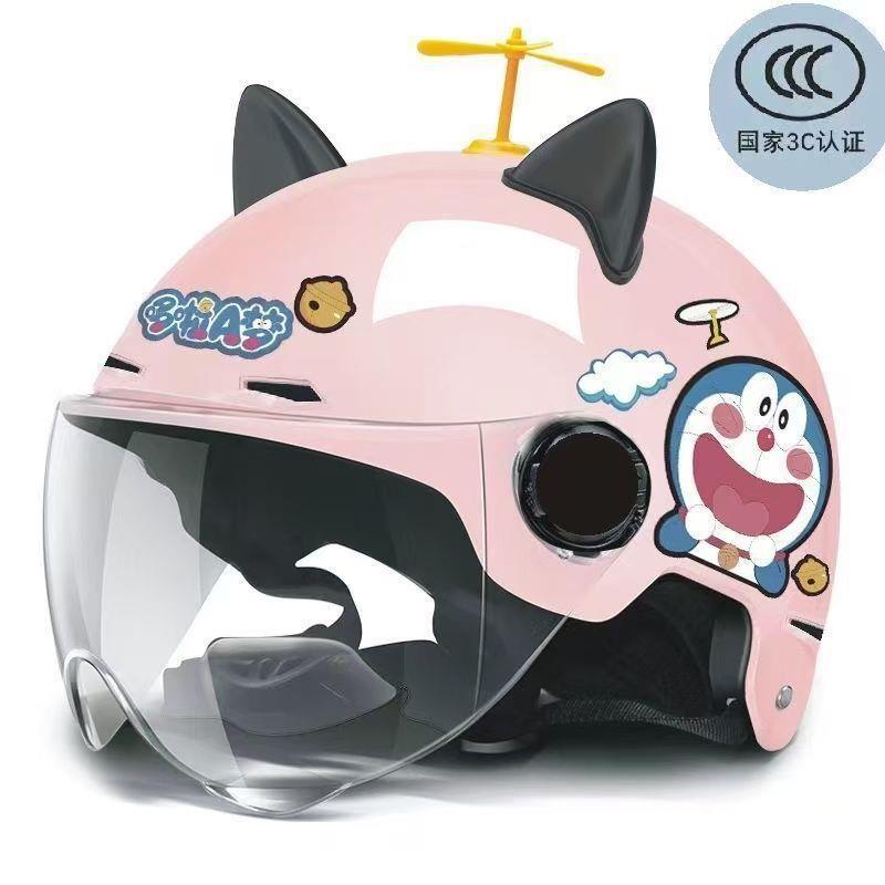 Helmet certified for motorcycles and electric scooters, suitable for all seasons, unisex, adjustable safety helmet