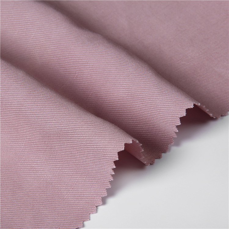 Color superior prenda suave tela tejida duradera doble cara tela de twill transpirable lienzo cruzado