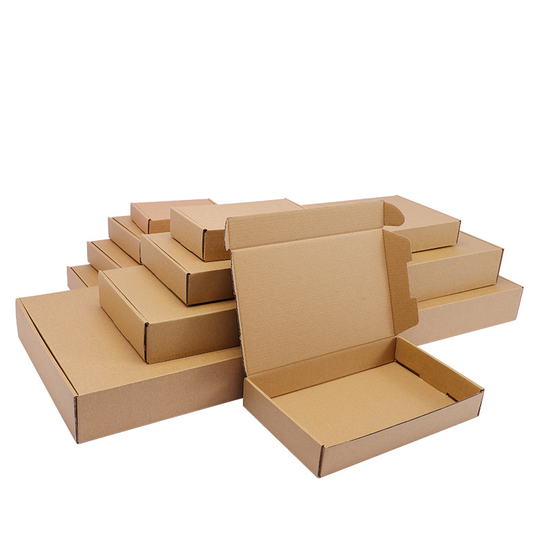 飞机盒包装盒现货 瓦楞牛皮纸盒正方形纸箱纸箱印刷logo