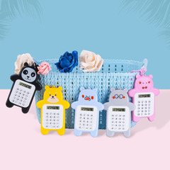 ミニ電卓の学生はかわいいアニメのコンピュータのキーホルダーの熊電卓の卸売りを使います。