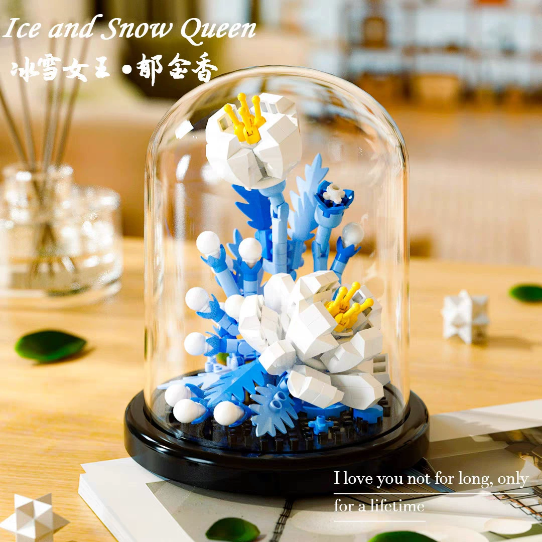Building Set (Lego) Flower Constructor — Sunflower & Floral Models, Giftable Kits