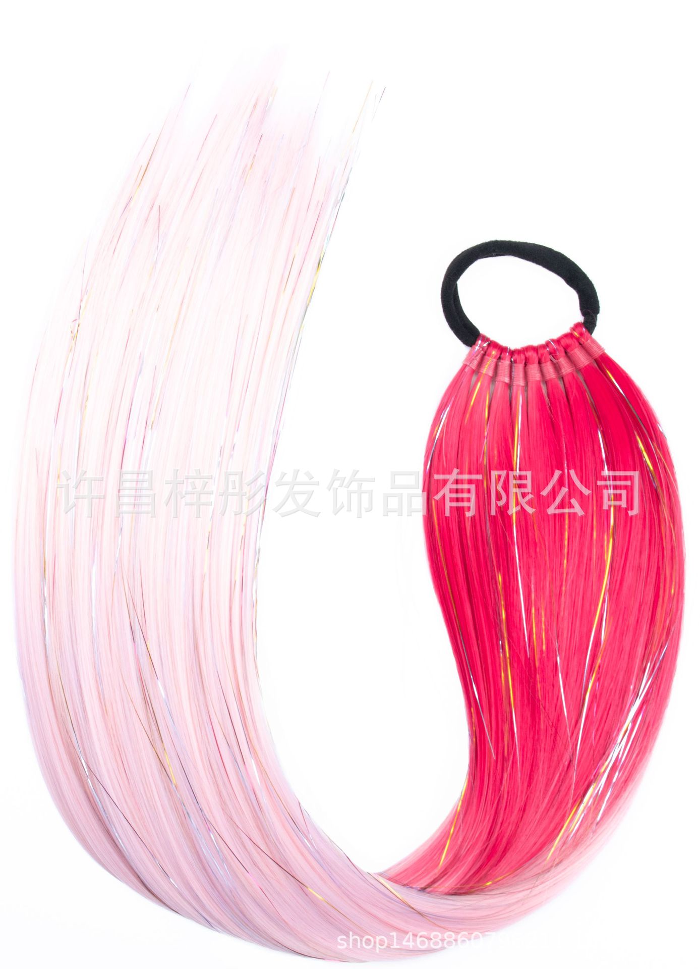 Moda EZ trenza color láser largo caballo cabello peluca color trenza sucia tendencia 9 caballo de oro y plata