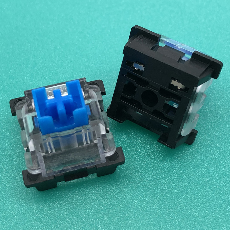 Magnetic-axis mechanical keyboard switches, transparent axis bodies, various switch options for keycaps, 5-pin and 3-pin keyboard switches