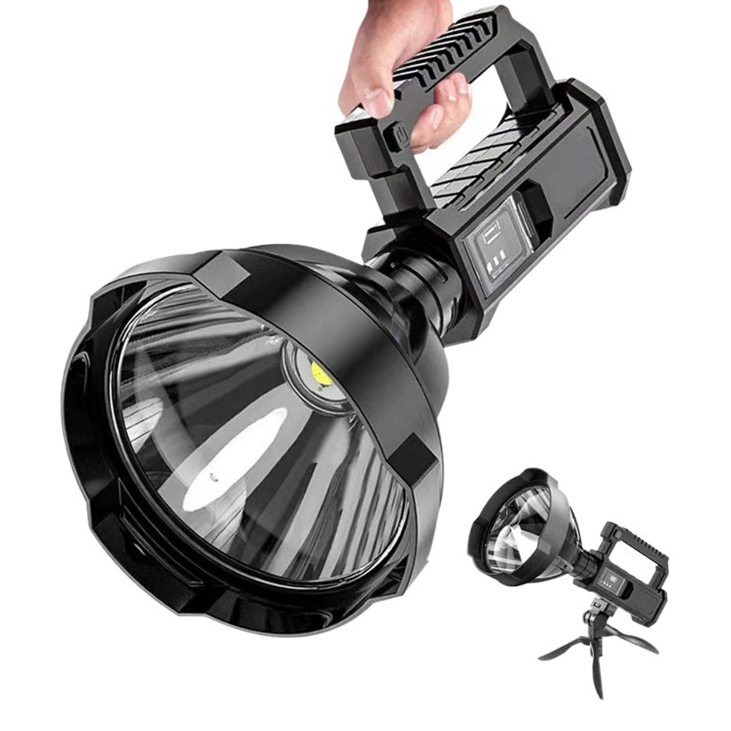 Трансграничный портативный свет открытый светодиодный ручной фонарик Кемпинг свет высокой мощности водонепроницаемый USB зарядка сильный свет Прожектор