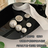 Brand advanced fashionable universal retro earrings from pearl, light luxury style, high-quality style