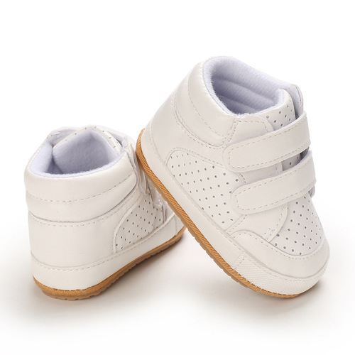 Spring and autumn 0-1 years old fashionable leather boy flat shoes toddler shoes