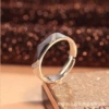 Men's Ring with Slanted Drill