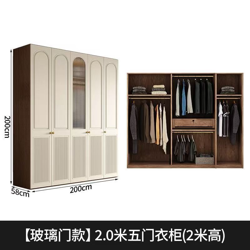 [유리도어 모델] 2.5m도어 옷장(높이 2m)