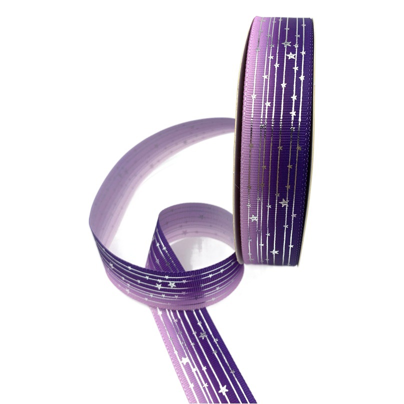Gradiente estrella de hilo caliente plata bar soporte dorado cinta hecha a mano DIY transferencia térmica impresión colorida cinta de impresión embalaje