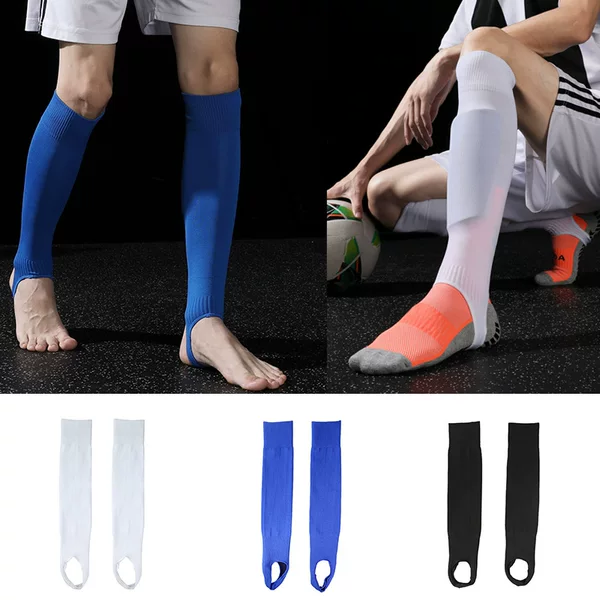 Manufacturer Wholesale Long Football Socks, Footless Calf Socks, Heel-Fixed Sports Socks, Friction-Resistant Compression Sports Socks for Men and Women