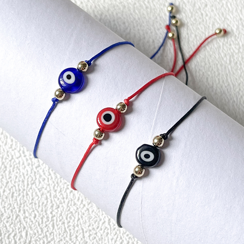 Lucky Evil Eye Red String Bracelet Protection Jewelry Adjustable_voghion.com