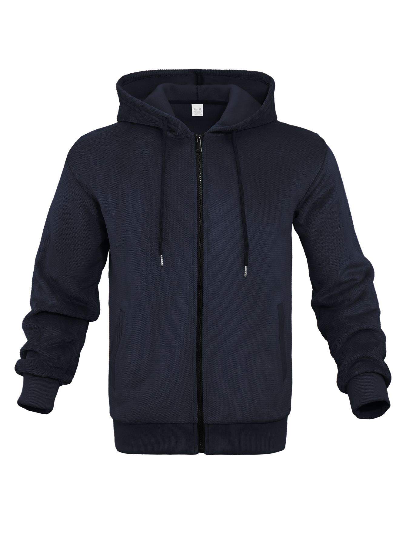 Transfronterizo TK hombre super suave compuesto de vello de moda casual cremallera cardigan Europa y América Amazon chaqueta con capuz suéter hombre