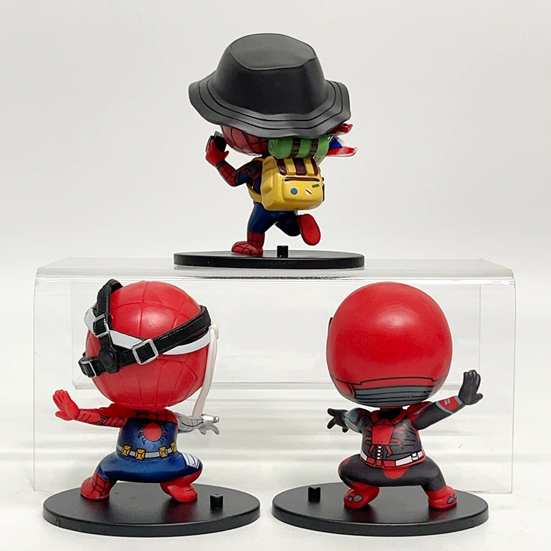 Minifigure, heroes, doll, Spiderman, capsule toy