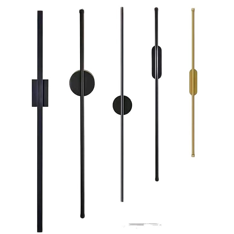 Lámpara de pared larga transfronteriza LED control remoto sin cableado lámpara de pared magnética sala de estar dormitorio cabeza de cama pasillo lámpara de pared al por mayor