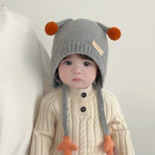 ��ͯñ�Ӷ����n���к��Ӻ��o��ñ��ů�ﶬ������LŮͯ����ë��ñ