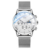 Men's watch, metal calendar, suitable for import, simple and elegant design