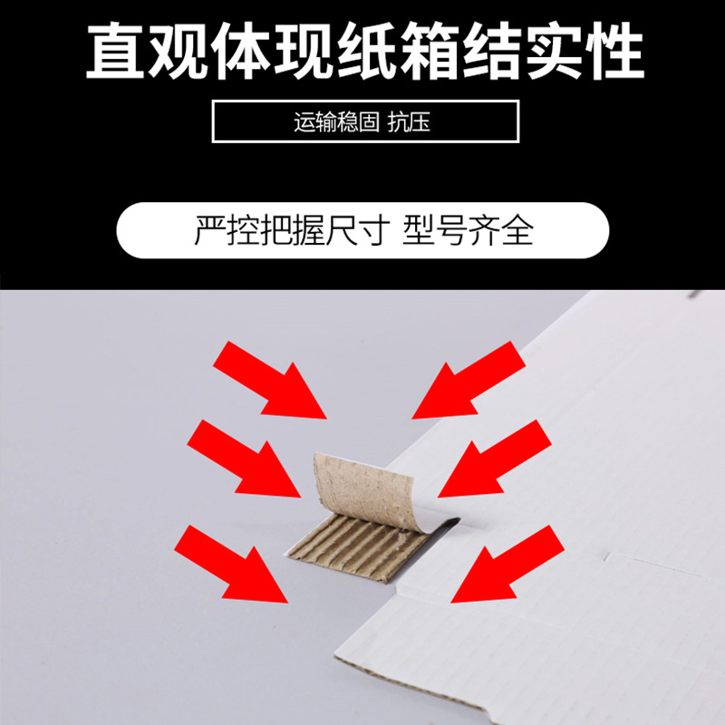 흰색 항공기 상자 인쇄 로고 포장 상자 도매 포장 상자 양면 흰색 맞춤형 전자상거래 전용