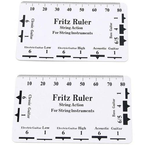 Wholesale bass guitar measuring ruler, folk electric guitar string height ruler, guitar repair tools, string gauge