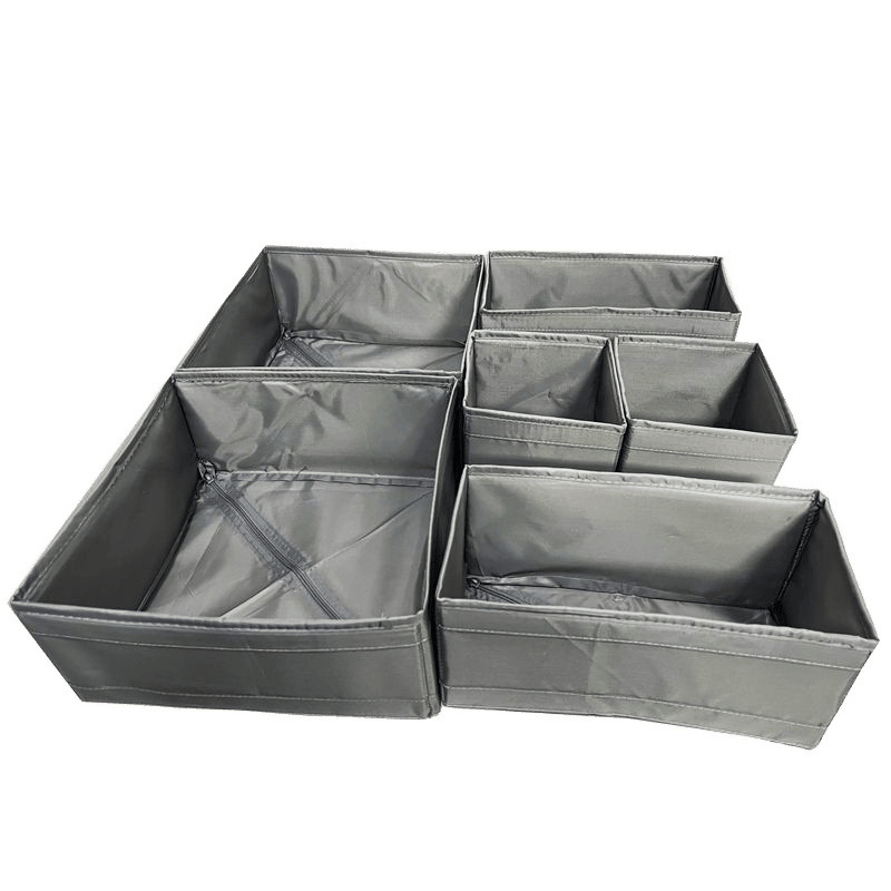 スリーインワン下着、下着、靴下収納ボックス、家庭用折りたたみ収納ボックス、布製収納バッグ、学生寮|undefined